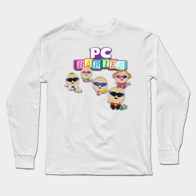 PC Babies - South Park Spinoff Long Sleeve T-Shirt by Xanderlee7